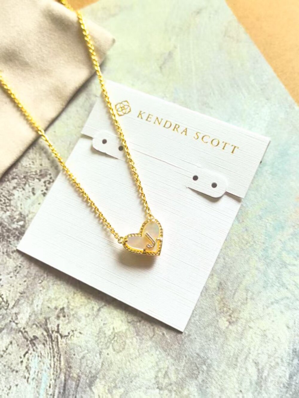 Letter J necklace